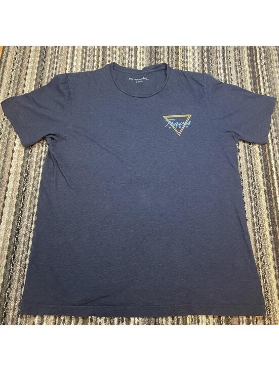 Travis Mathew Other - Travis Mathew Logo T Shirt Navy Short Sleeve Crew Neck Mens Size Large